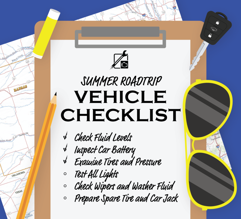 Summer Roadtrip Vehicle Checklist